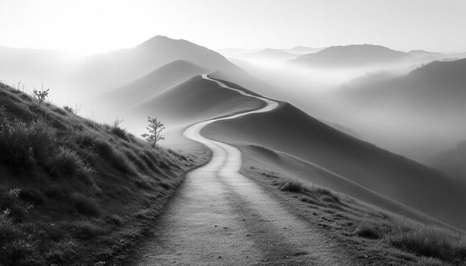 misty-mountain-path-stockcake
